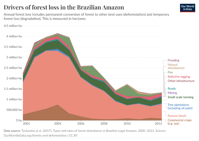 Drivers of forest loss in the Brazilian Amazon