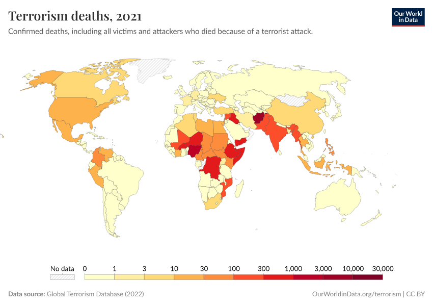 Terrorism deaths